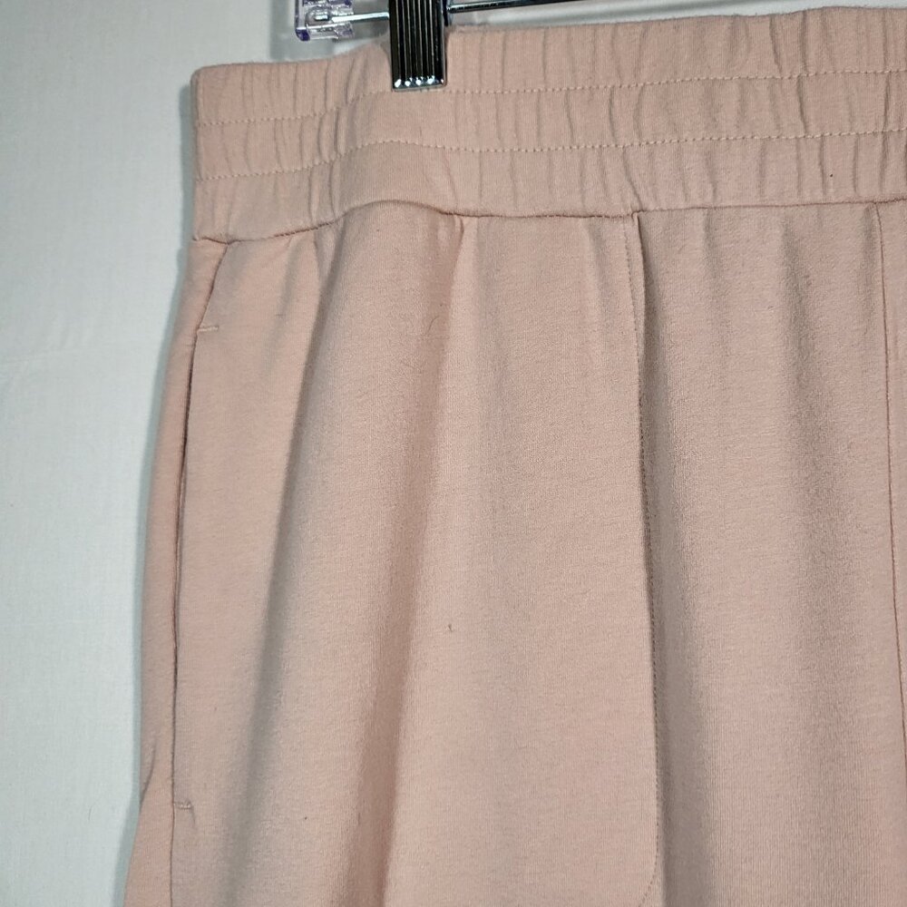 Anybody Woman's Cozy Knit Wide Leg Lounge Pant Size Large Pink - Picture 2 of 9